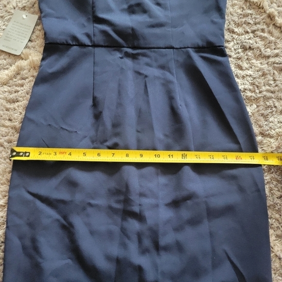 NWT Chi Chi London Lace Detail Bodycon Midi Dress in Blue 8 - Picture 8 of 13